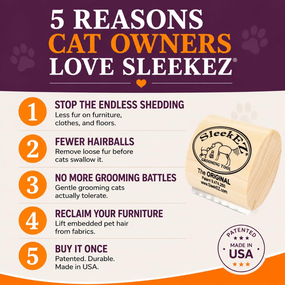 SleekEZ Hair Brush in 5 Inch - (2 Pack), Multi-colored