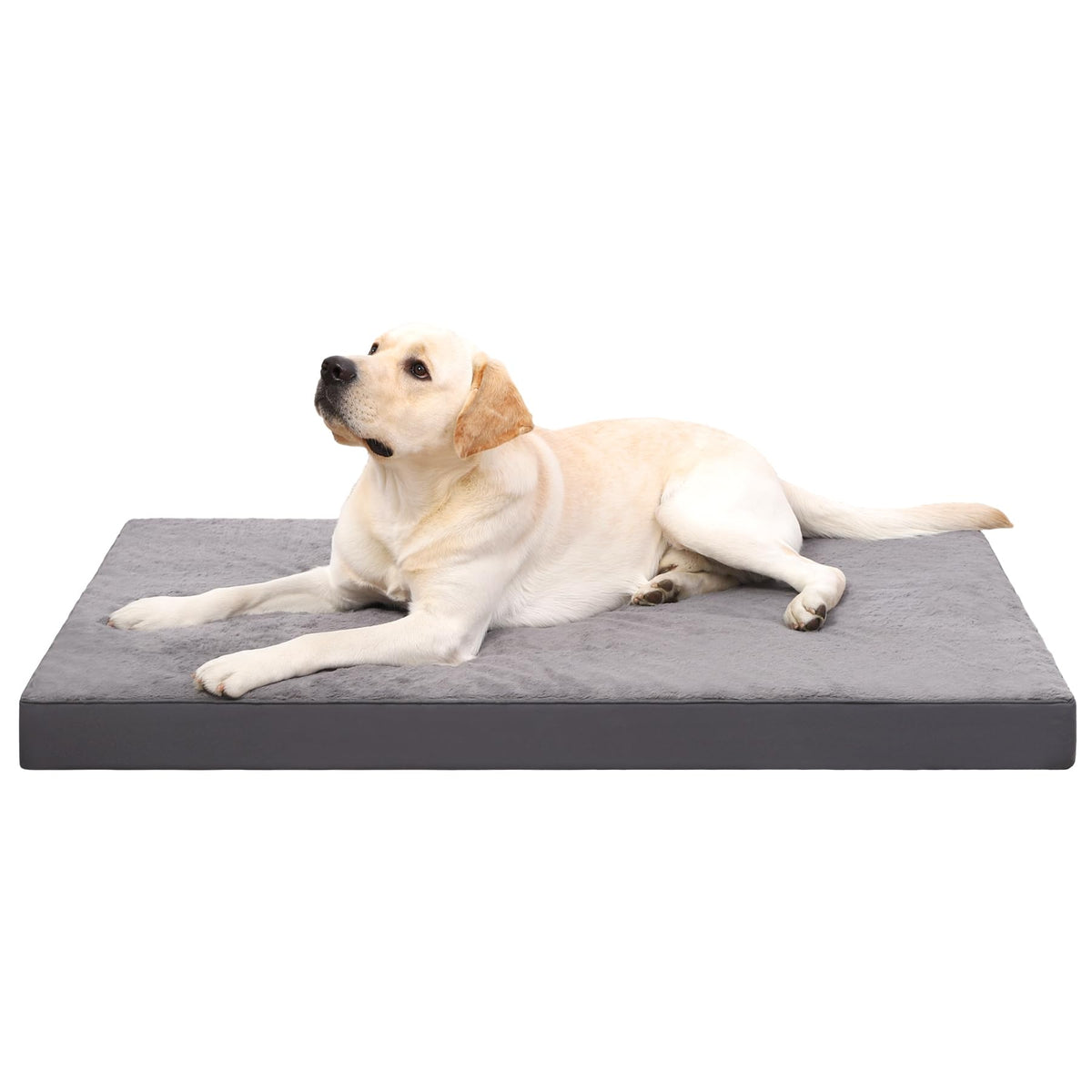 KSIIA Pet Bed Mat in 35.0"L x 22.0"W x 3.0"Th, Dark Grey