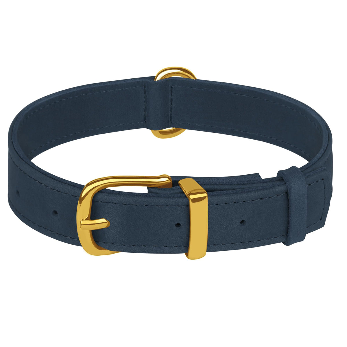 BUDKAS Animal Collar in S, 12"-15" Neck Fit, Smoky Blue
