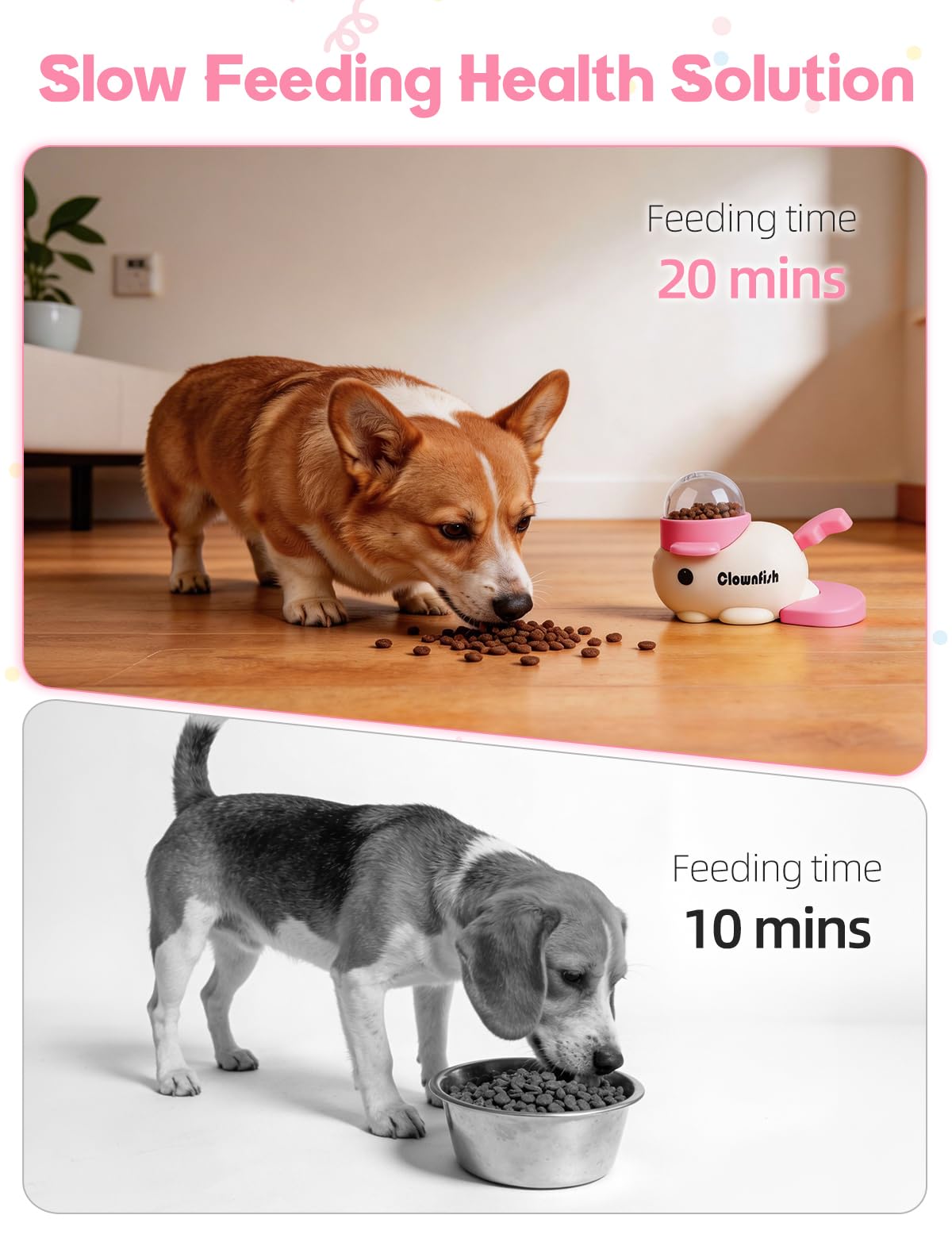 Generic Pet Feeder in pink