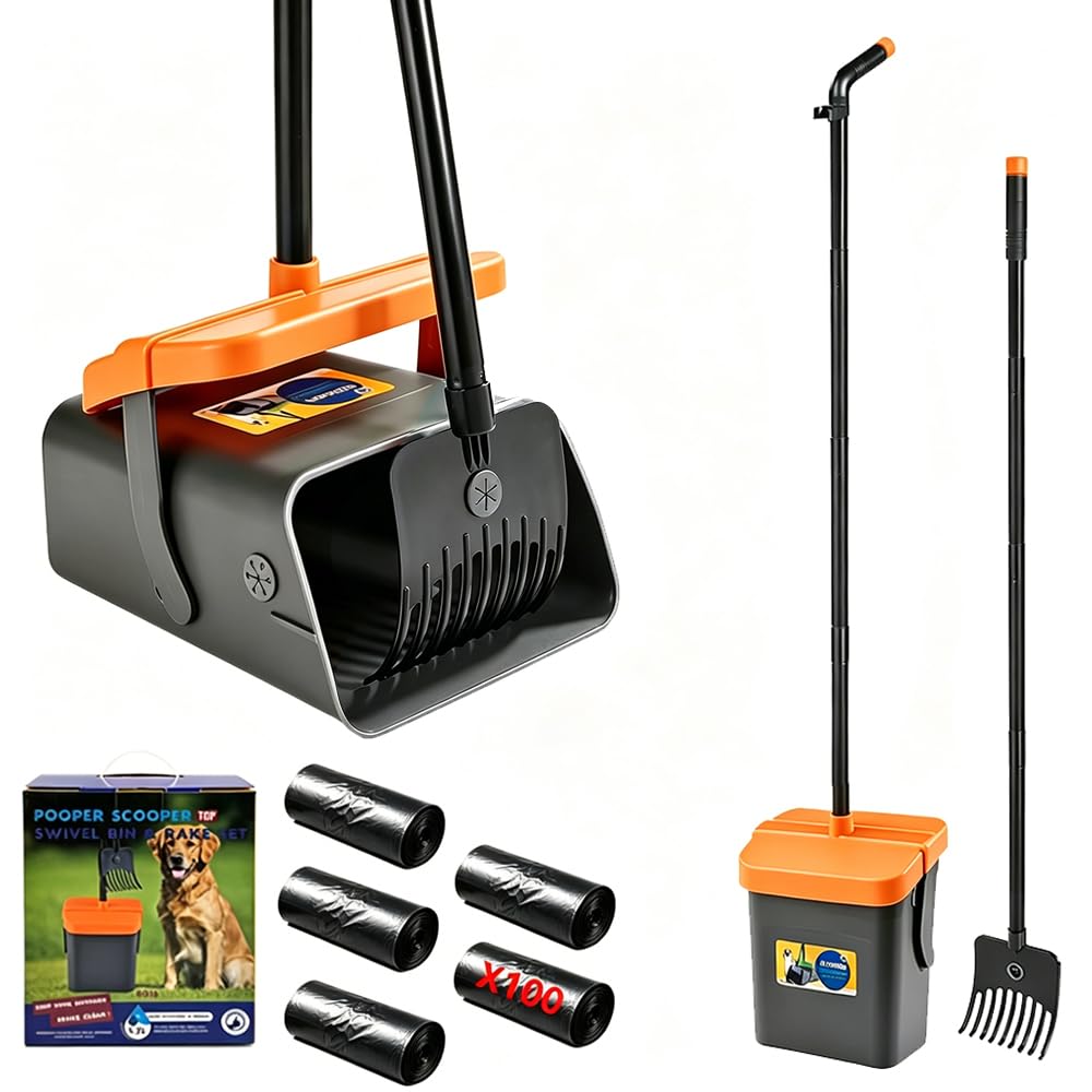 WuzoClean Pet Supplies in Gray & Bright Orange