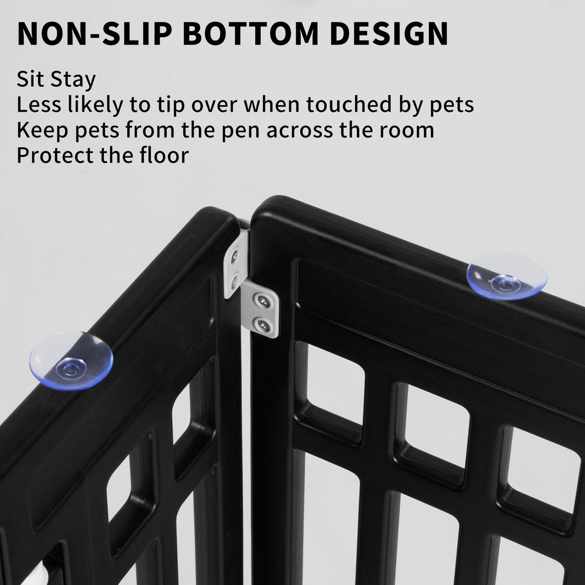 Gupamiga Pet Playpen in Black