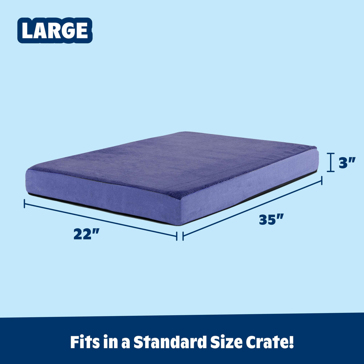 BarkBox Pet Bed Mat in Large, Navy