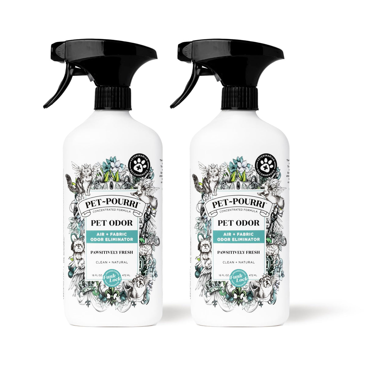 Poo-Pourri Area Deodorizer in 16 Fl Oz (Pack of 2), white