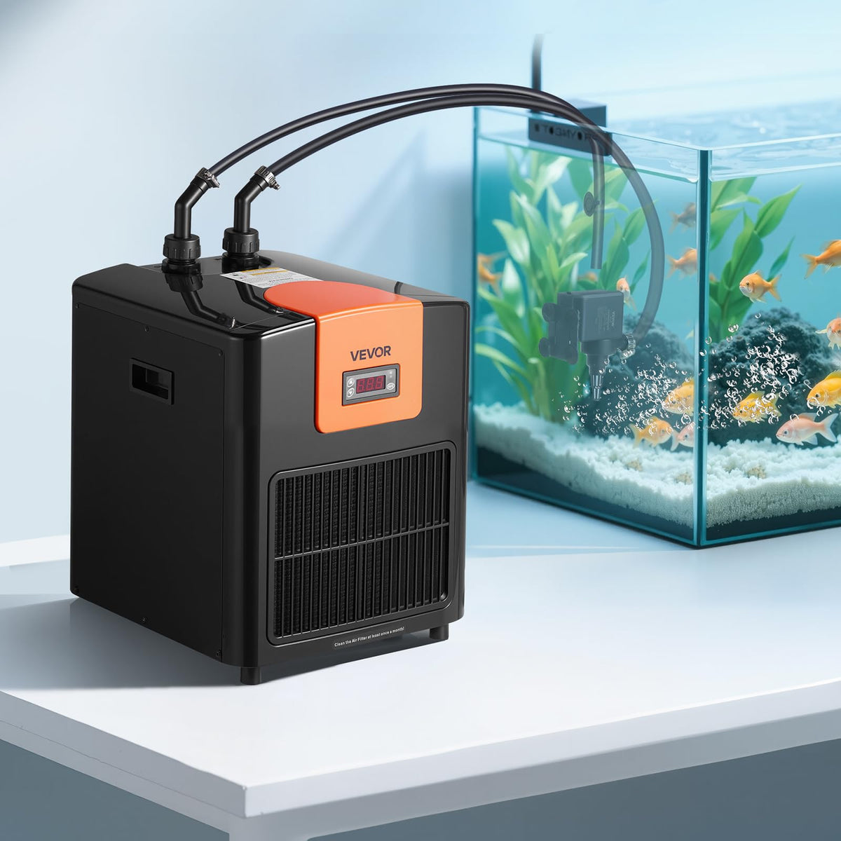 VEVOR Vivarium in 1/3 HP - Upgrade, Black
