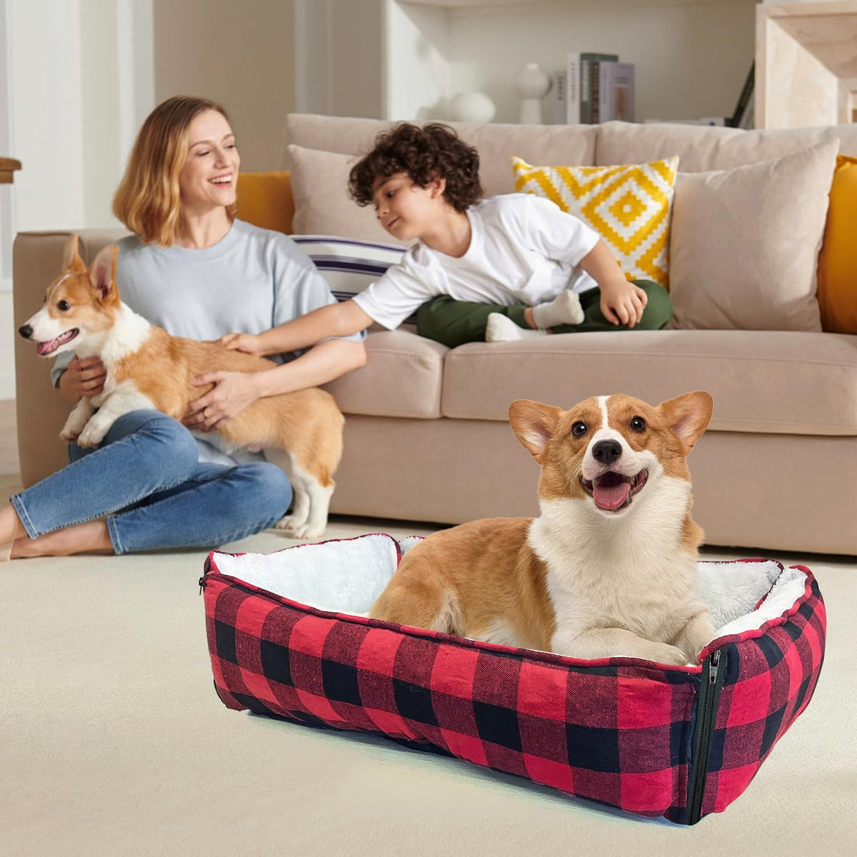 LIFFY Pet Bed Mat in Small, Red