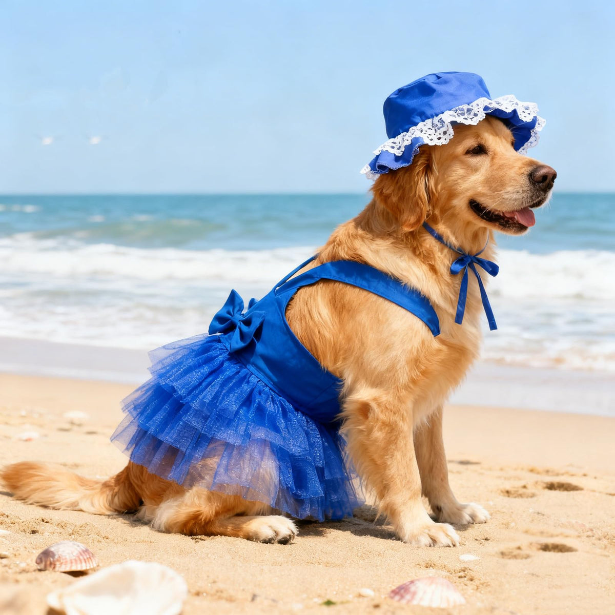 apott Pet Apparel in Small, Blue