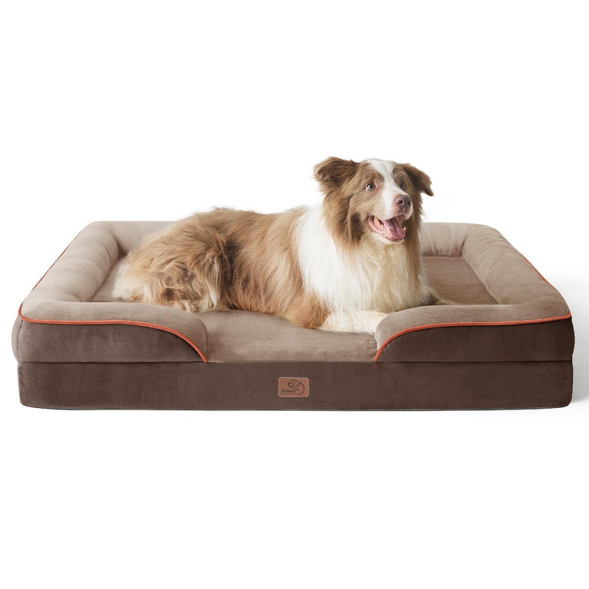 Bedsure Pet Bed Mat in 38"l X 28"w X 6.5"th, Brown