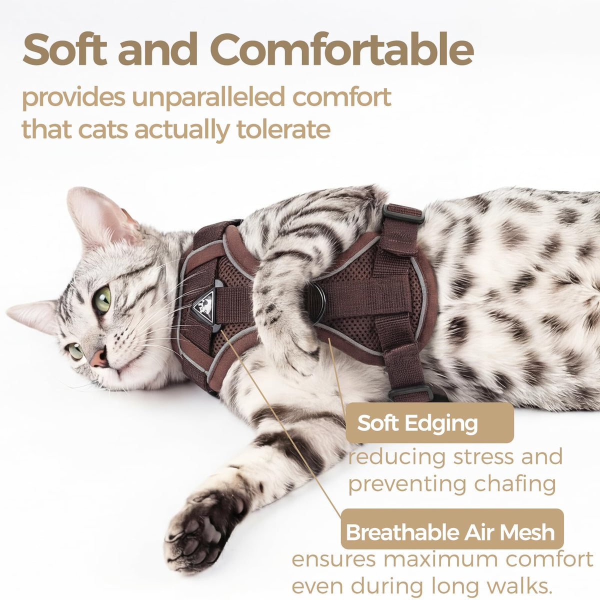 pangdi Animal Harness in Small, Brown