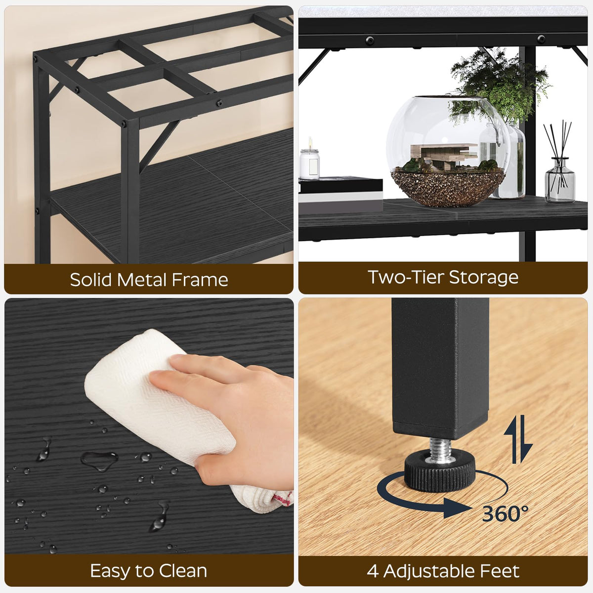 MAHANCRIS Item Stand in 20 Gallon, Black