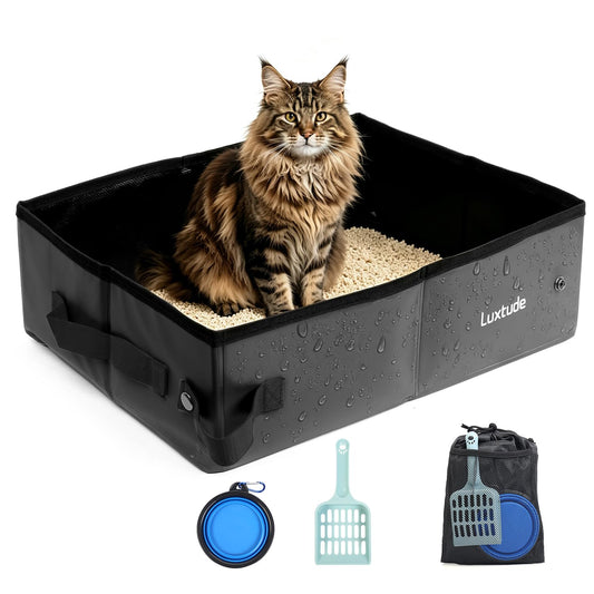 Luxtude Litter Box in Large, Black