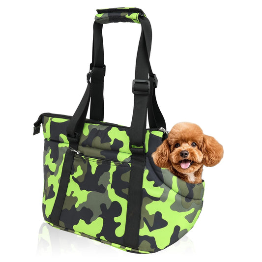 DELTAMANN Animal Carrier in 13.8"L x 5.0"W x 9.5"H, Camouflage Green