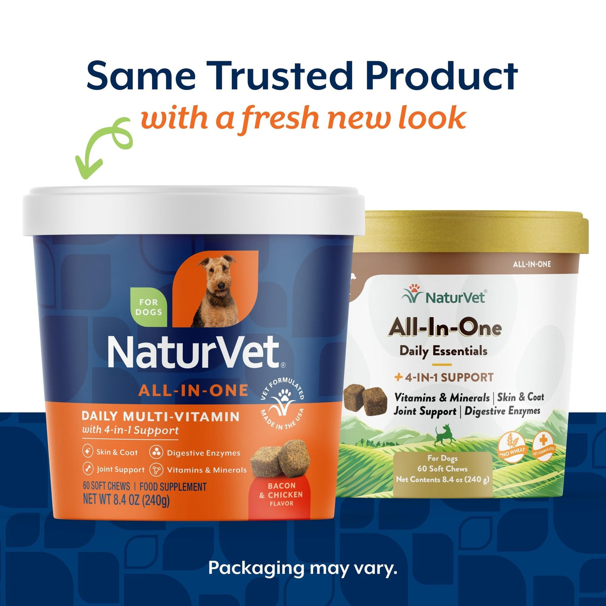 NaturVet Animal Vitamin in 60 Soft Chews, All-In-One