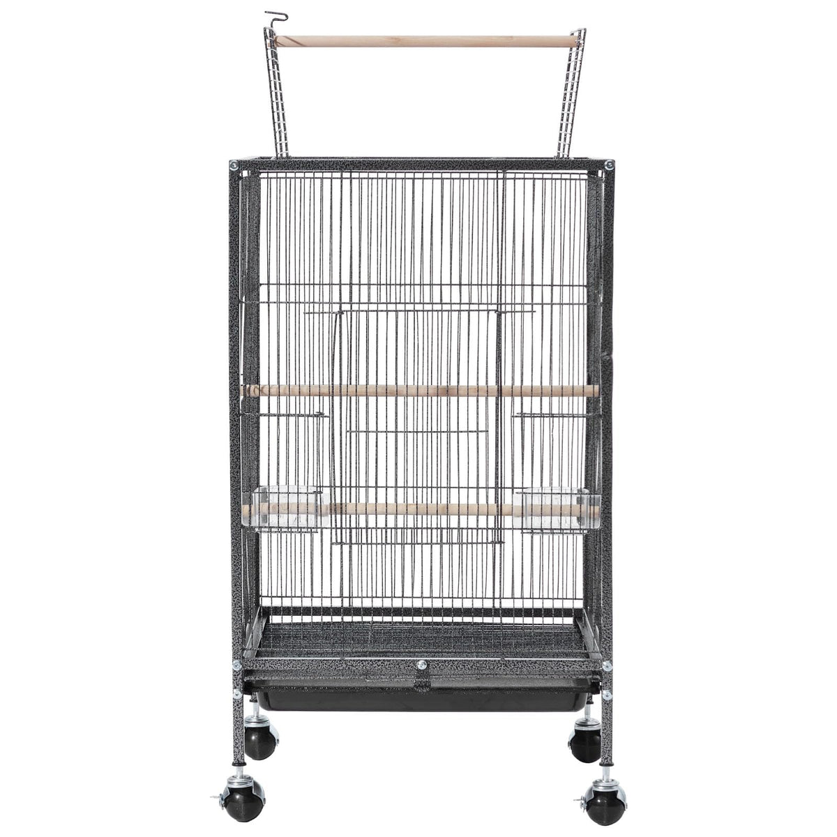VEVOR Animal Cage in 18.0"L x 18.0"W x 30.0"H, Black