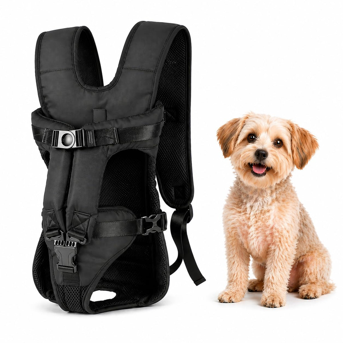 ZTVA Animal Carrier in 9.0"L x 2.0"W x 13.0"H, Black