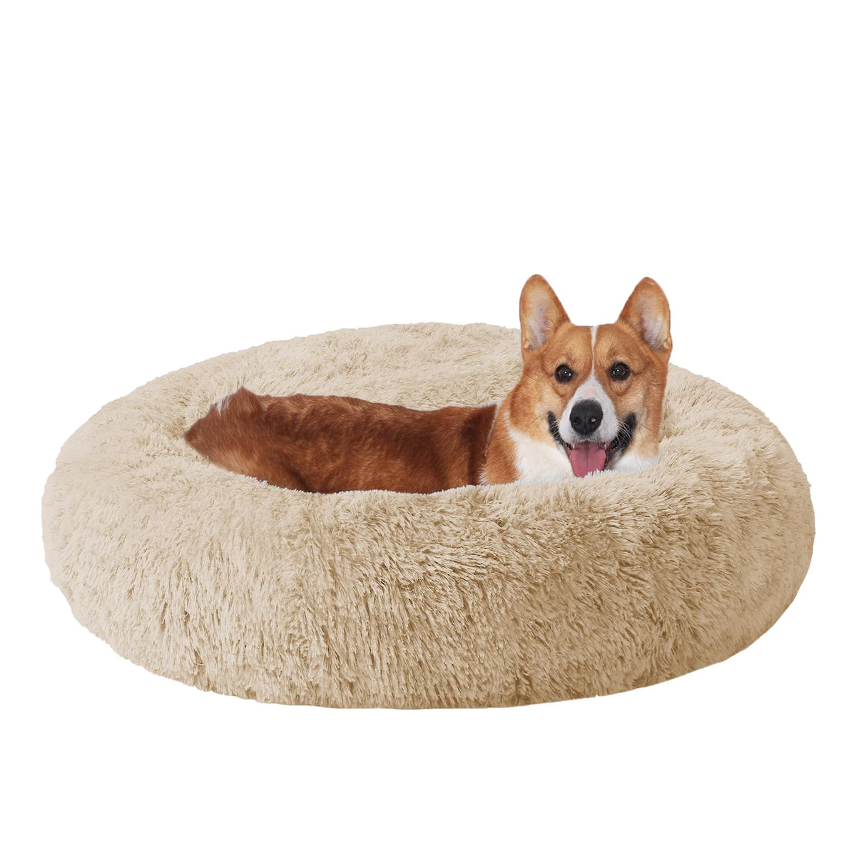 JOLLYVOGUE Pet Bed Mat in 36", Off - White