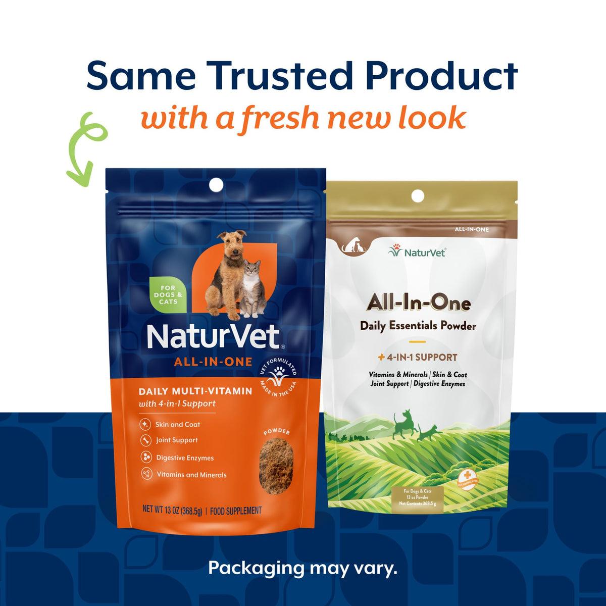 NaturVet Animal Vitamin in 13 Oz Powder, No Color