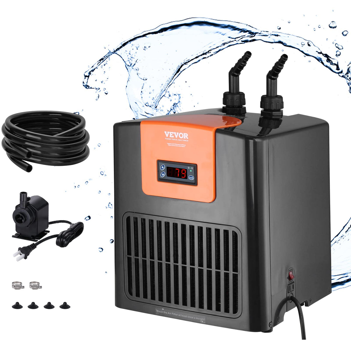 VEVOR Vivarium in 1/4 HP - Standard, Black