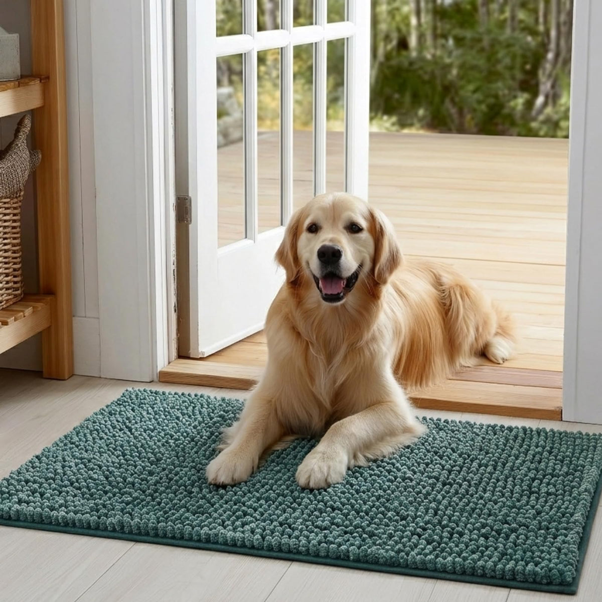 EHEYCIGA Pet Bed Mat in 24x16inch, Green