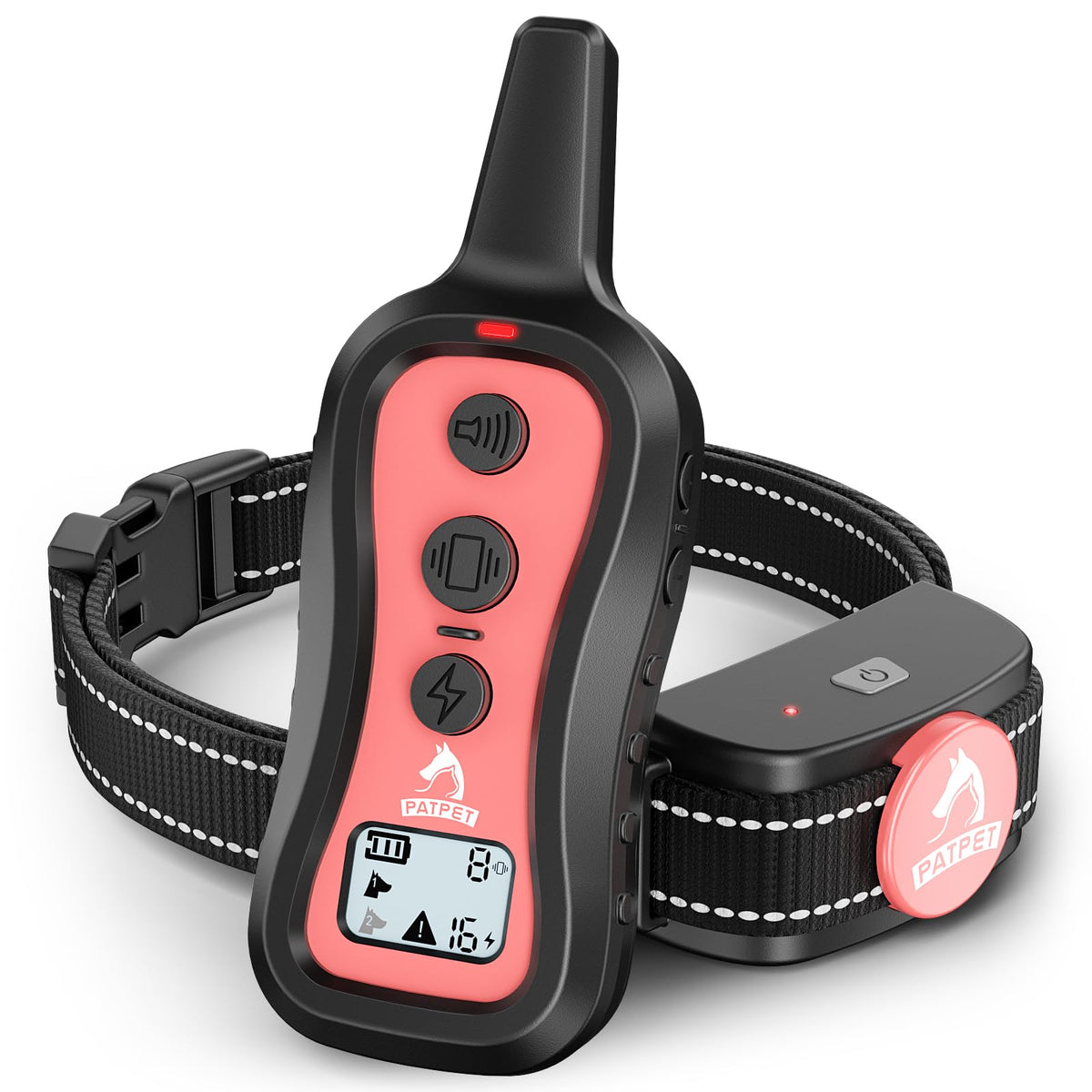 PATPET Animal Collar in 1 Count (Pack of 1), Pink