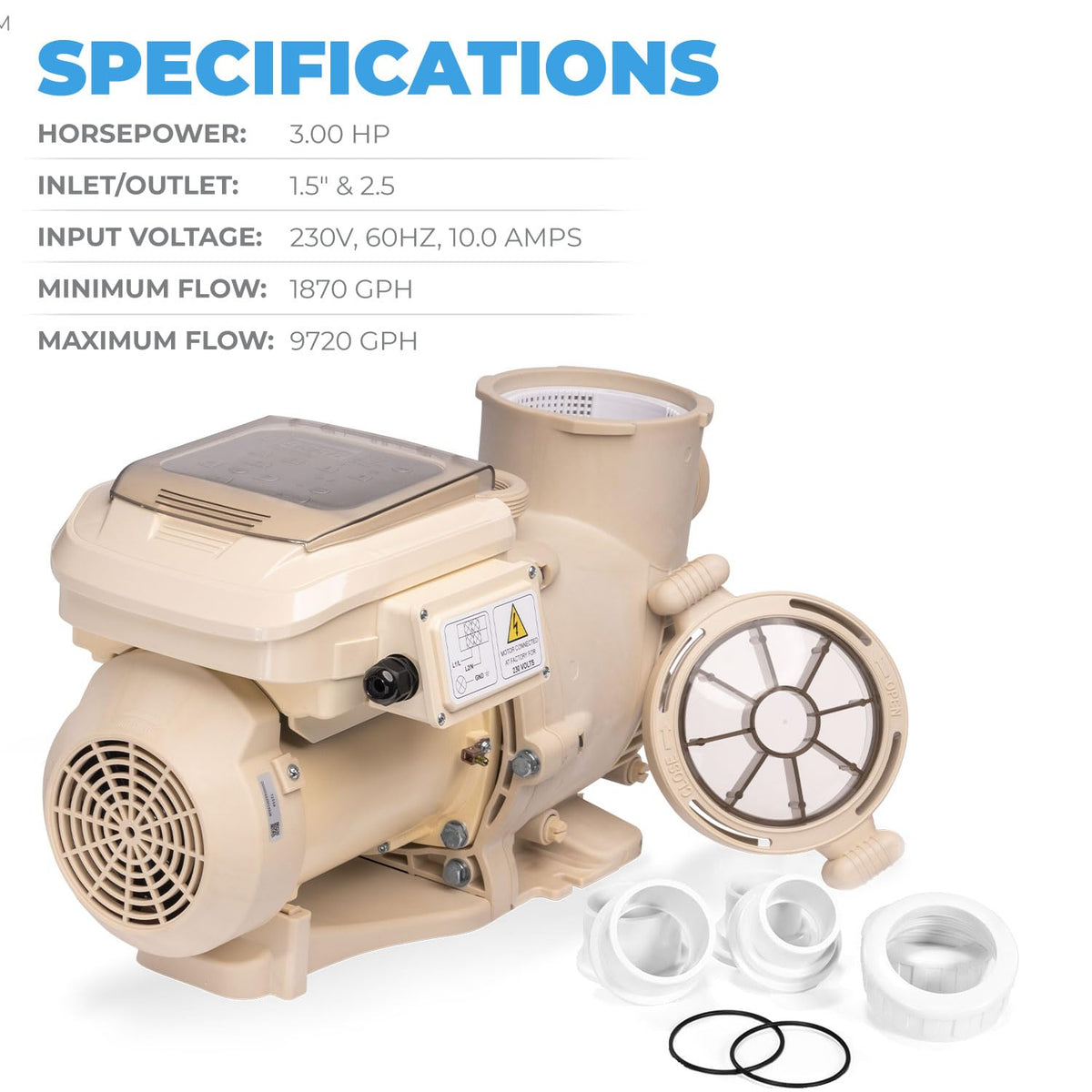XtremepowerUS Water Pump in Beige