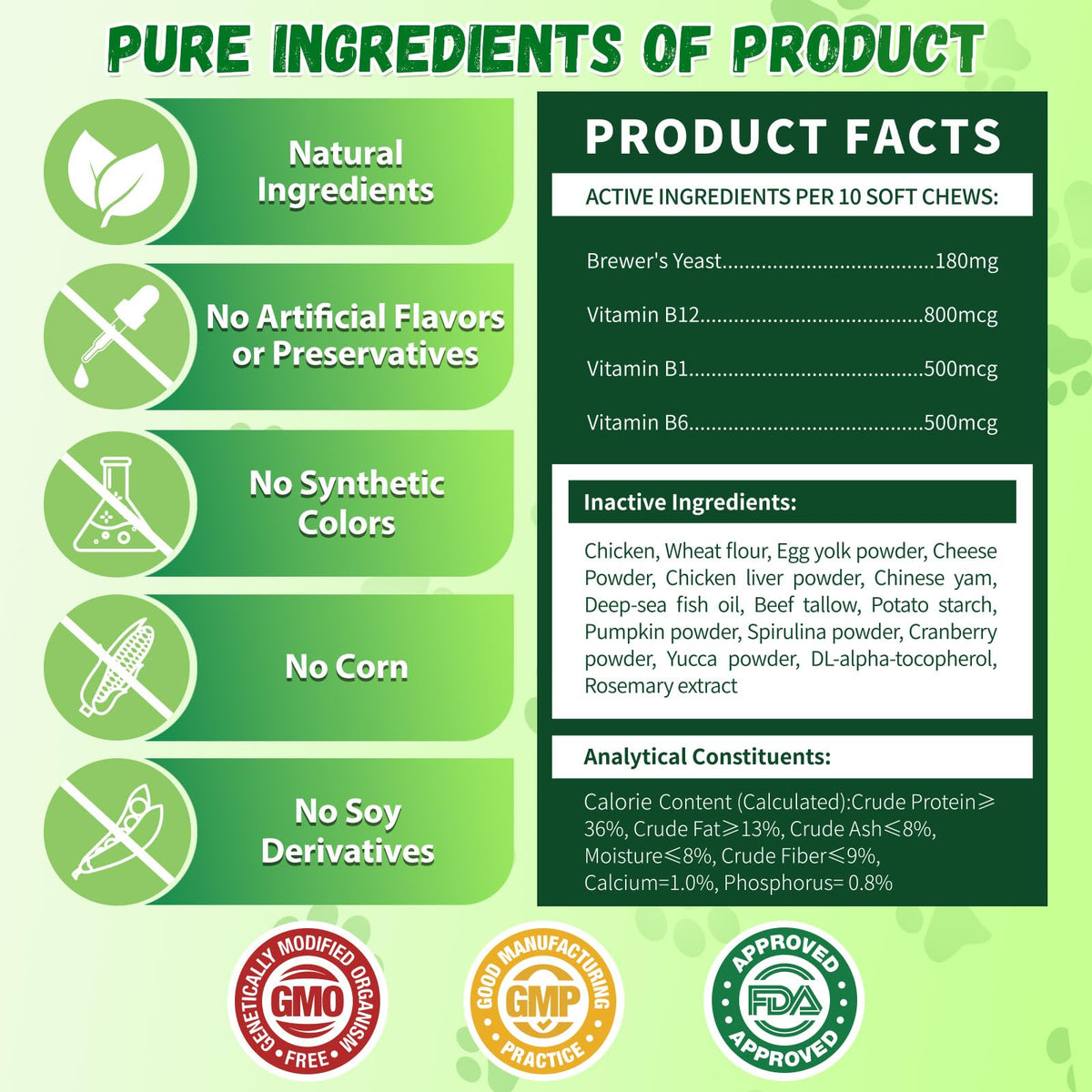 Cudory Animal Nutritional Supplement in brown