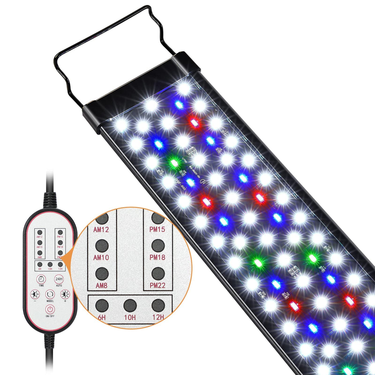 Gamalta Lamp in For 12~18inch Fish Tank, Black - Remote Control