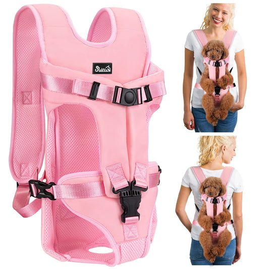 Lukovee Animal Carrier in 8.4"L x 13.0"W x 2.1"H, Pink