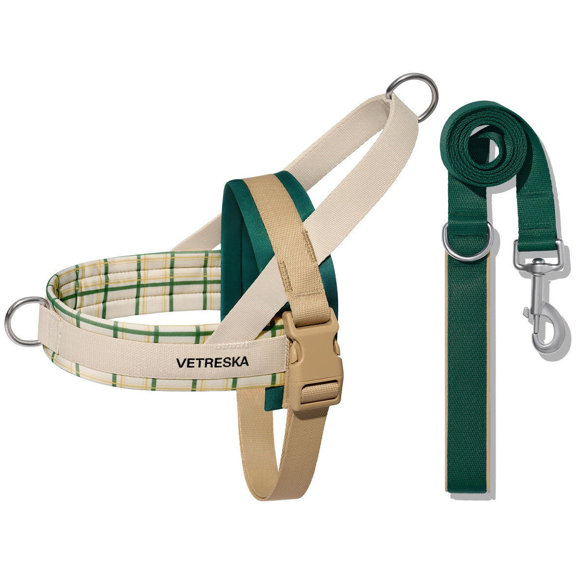 VETRESKA Animal Harness in XS(Chest: 16.9"-22"), Santal Forest