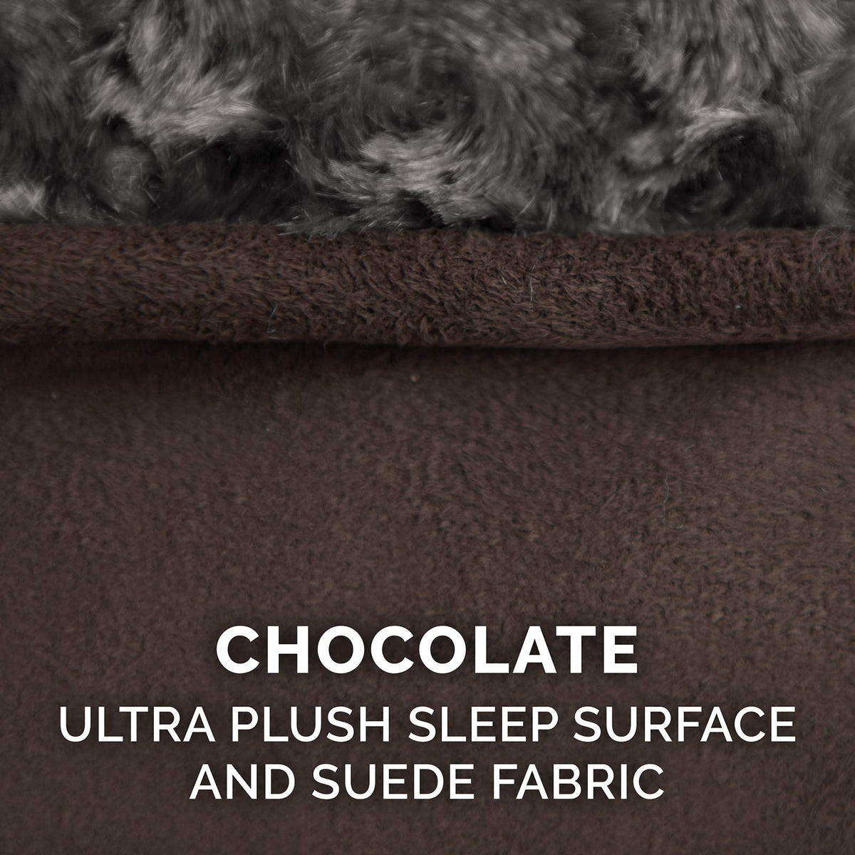 Furhaven Pet Bed Mat in Large, Ultra Plush (Chocolate)