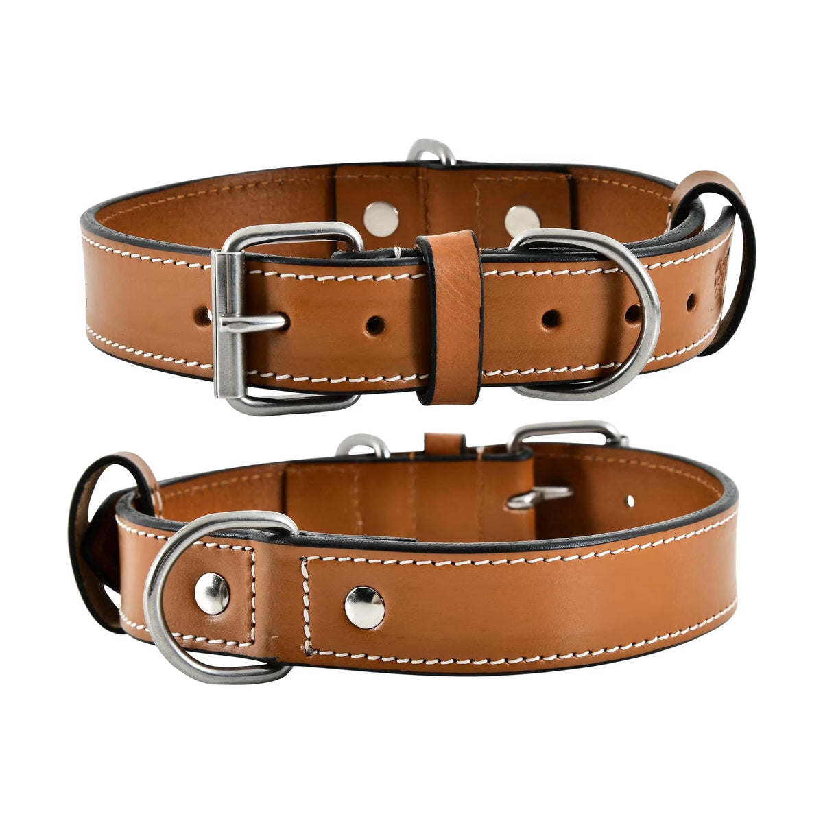 DowgClub Animal Collar in S (11"-14"), Tan