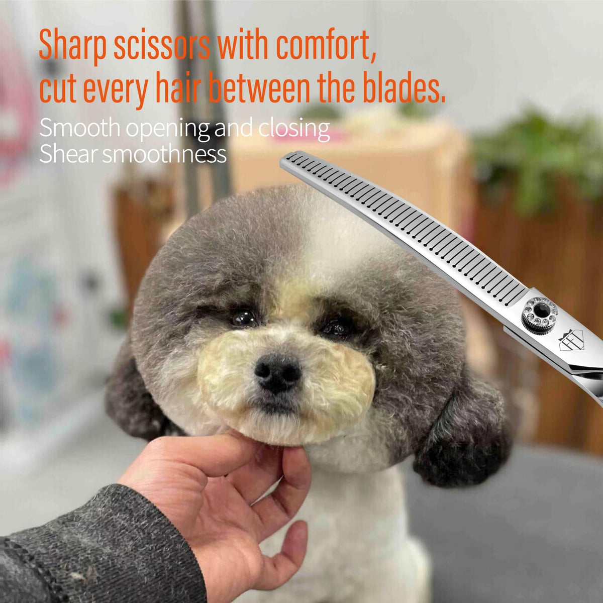 FENICE TOTEM Scissors in 7.0 inch, Curved Blender