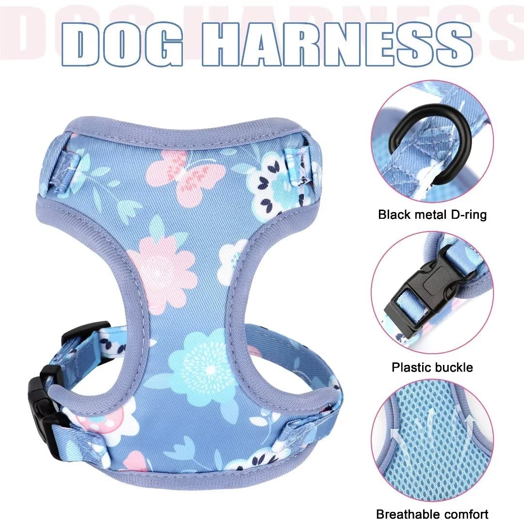 Beirui Animal Harness in XXS:Fit 2-6 lbs, Purple