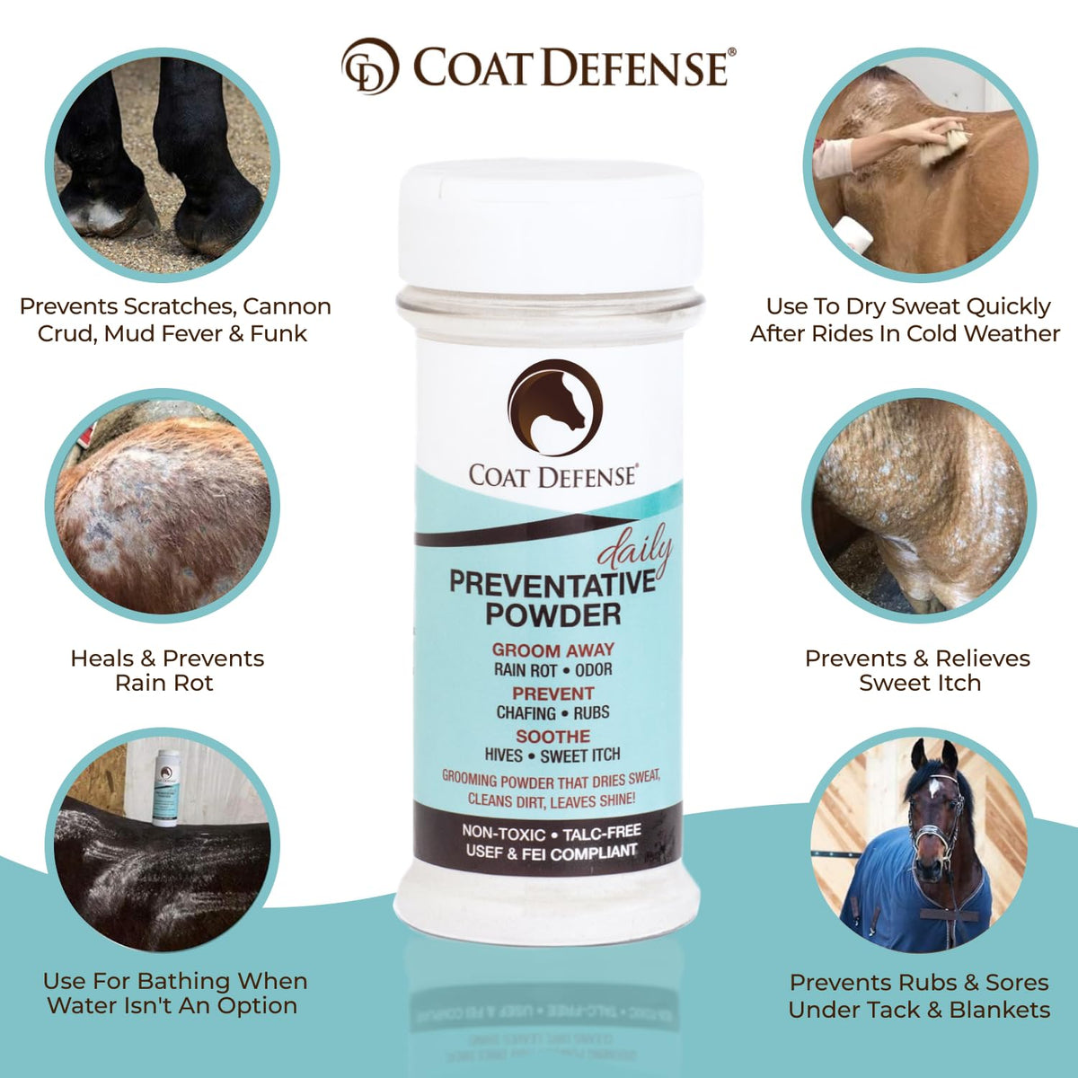 COAT DEFENSE Animal Fur Cleaner Conditioner in 8 oz