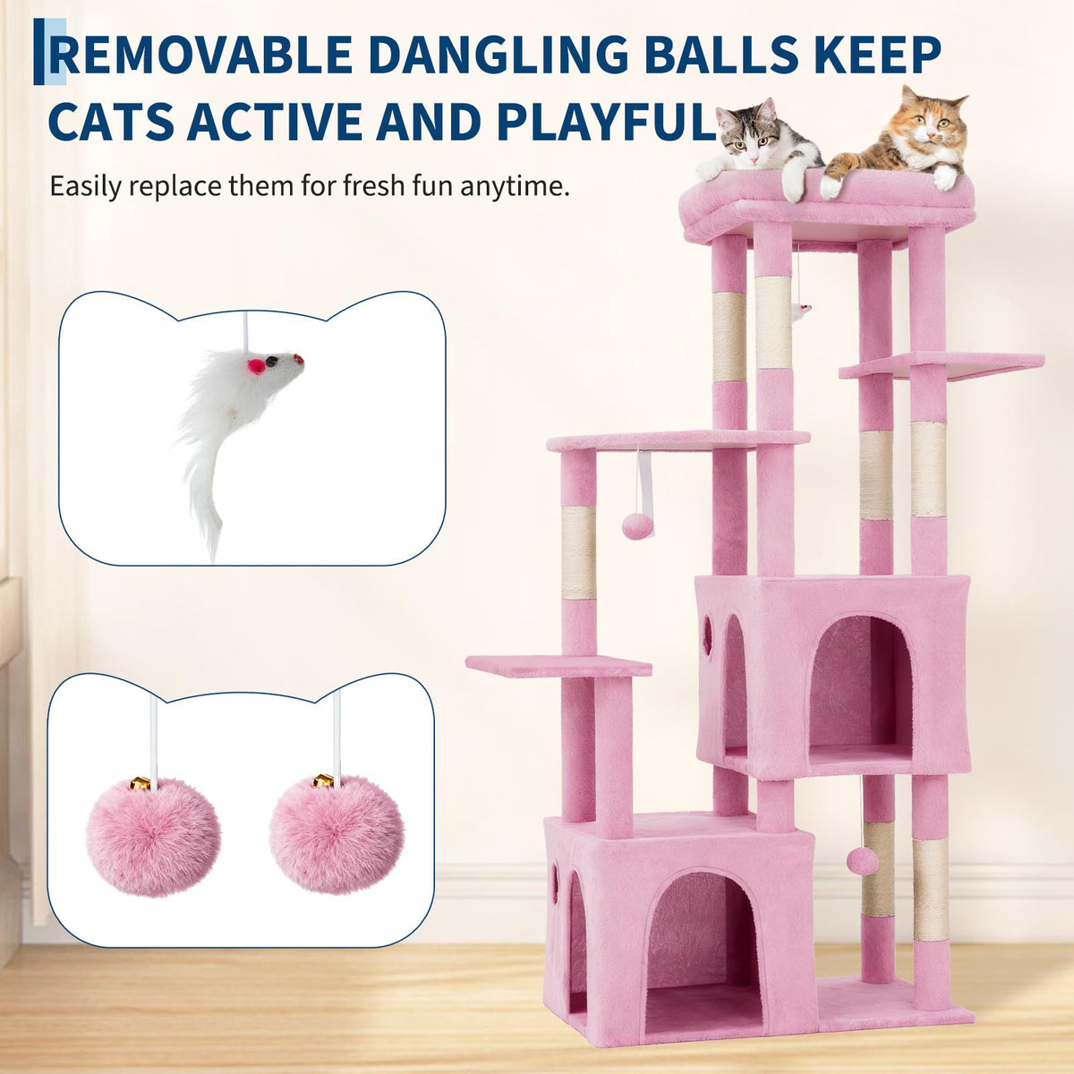 OUTLANE Pet Activity Structure in Pink, Pink