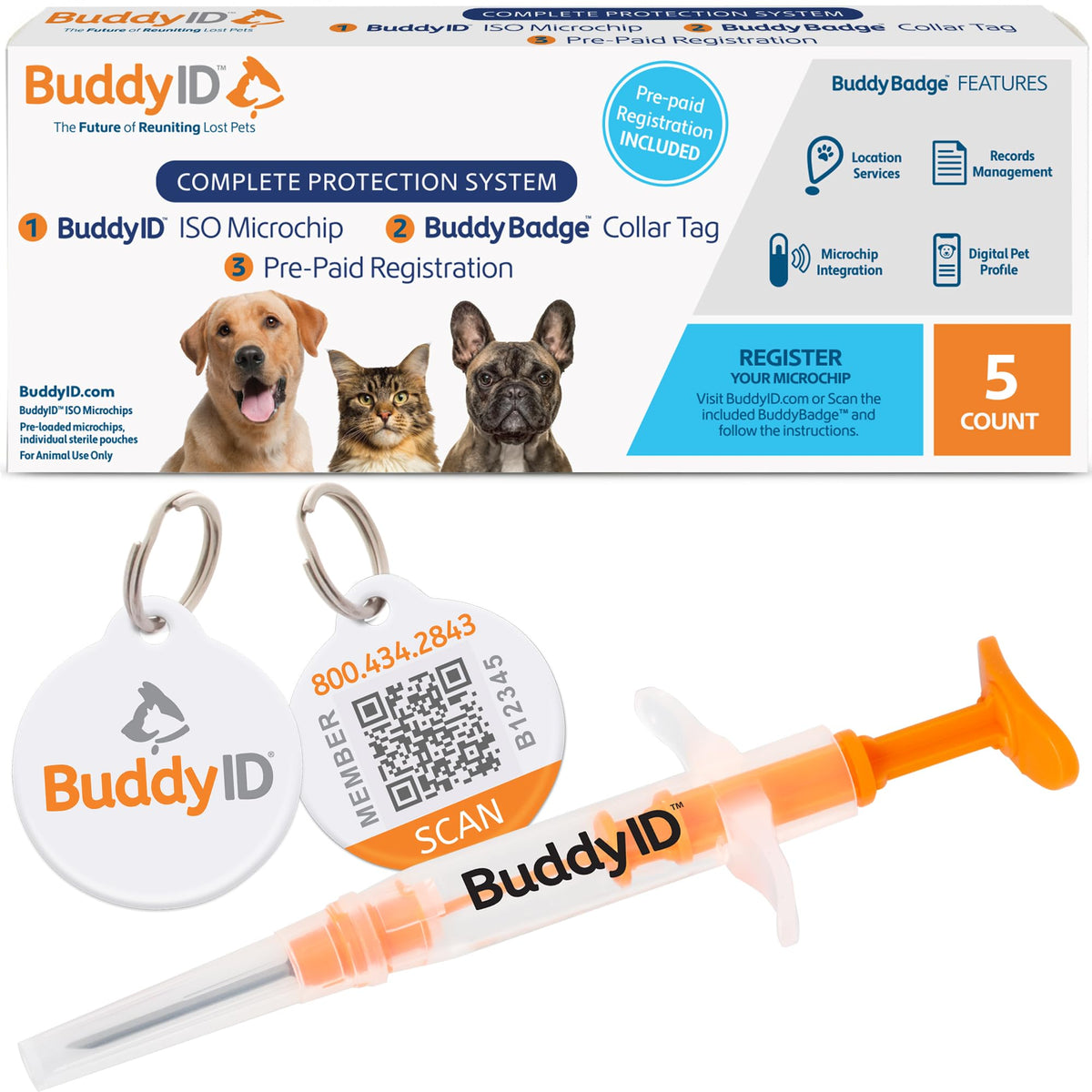 Microchip ID For the Animal World Label
