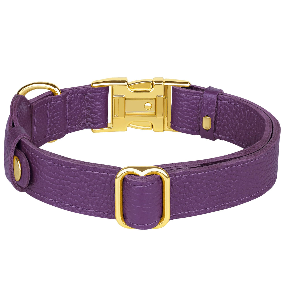 BUDKAS Animal Collar in XS, 9"-12" Neck Fit, Purple