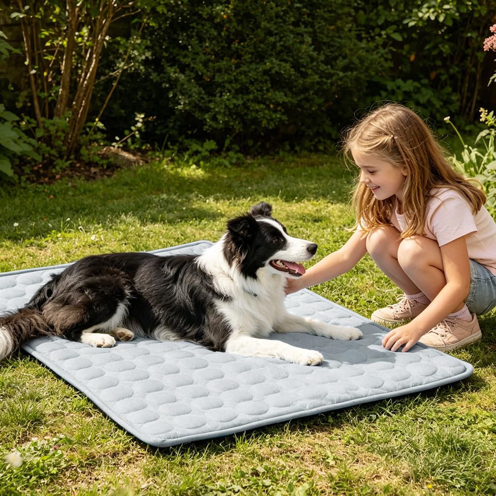 MeiLiMiYu Pet Bed Mat in 28x22 in, Grey