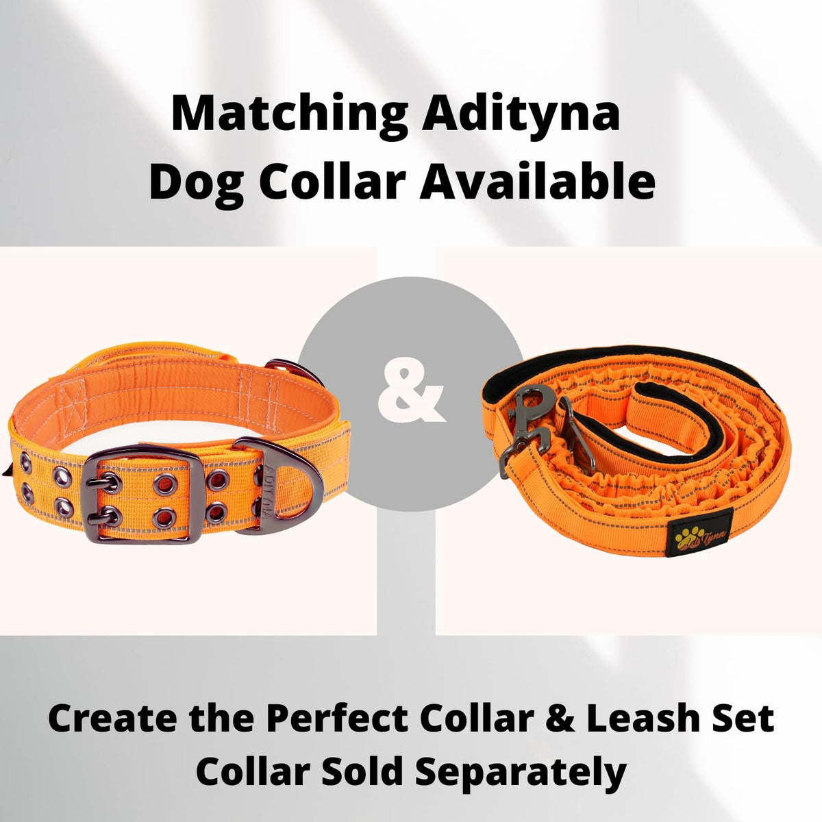 ADITYNA Leash in 6ft-7.5ft, Orange