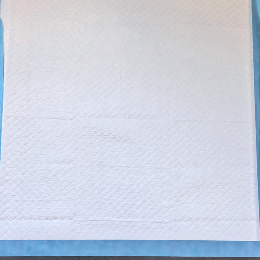 Gimars Disposable Incontinence Surface Protector in 36"x48" 40 Count, Blue