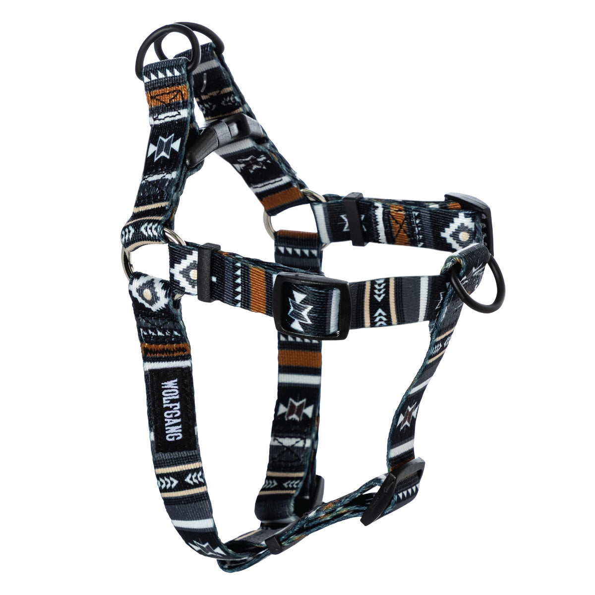 Wolfgang Man & Beast Animal Harness in Small (5/8 Inch x 12-18 Inch), NewMoon Print