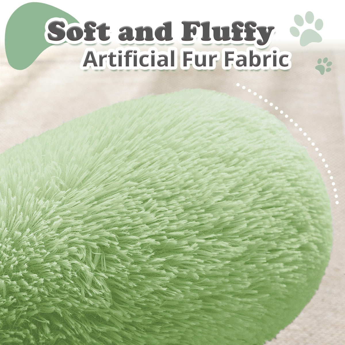 JOLLYVOGUE Pet Bed Mat in 20", Light Green