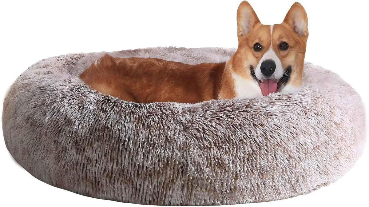 JOLLYVOGUE Pet Bed Mat in 36", Smoke Brown