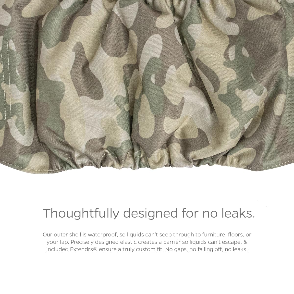 Pet Parents Animal Incontinence Protector in X-Small (11-13"), Camo