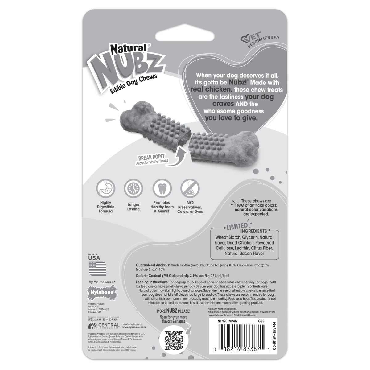 Nylabone Pet Food in 4 Count (Pack of 1), Brown