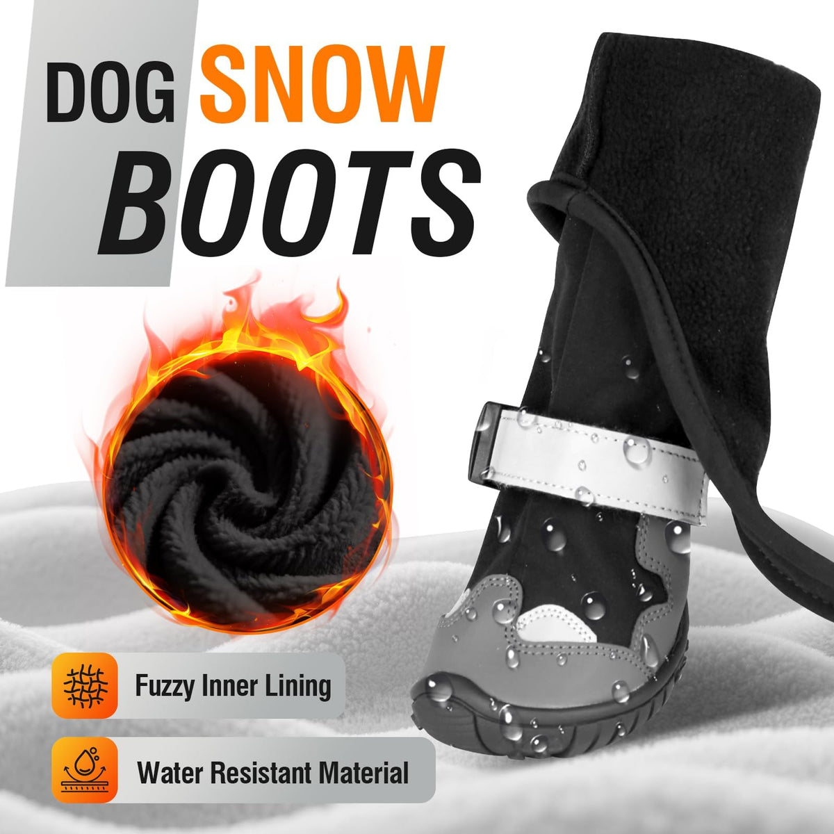 Giiyoe Paw Hoof Protector in 1, Black