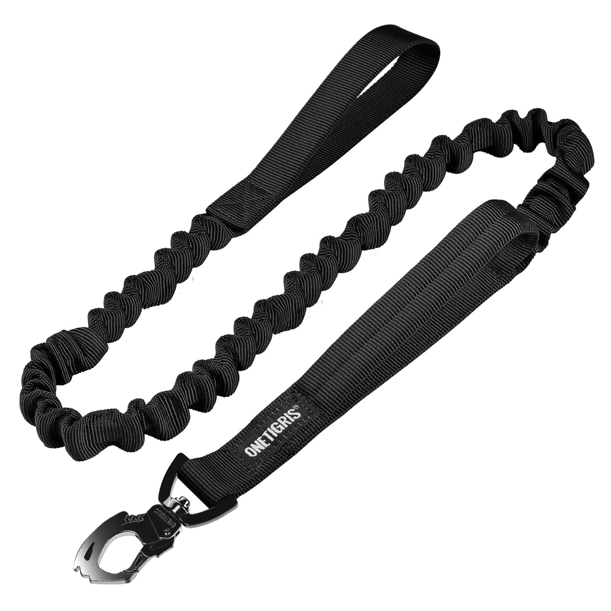 ONETIGRIS Leash in 85cm-118cm/33.5in-46.5in, Black
