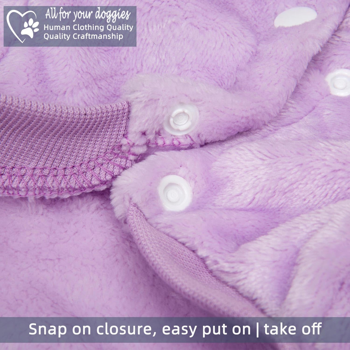 FABRICASTLE Pet Apparel in XX-Small, Light purple