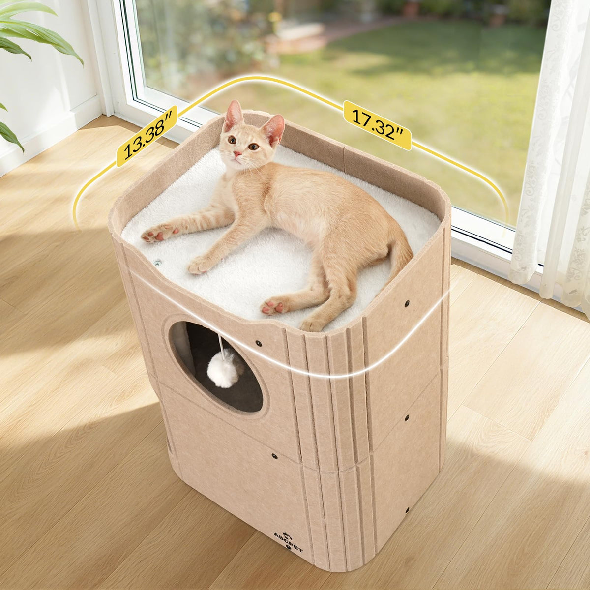 ABCPET Animal Shelter in Beige