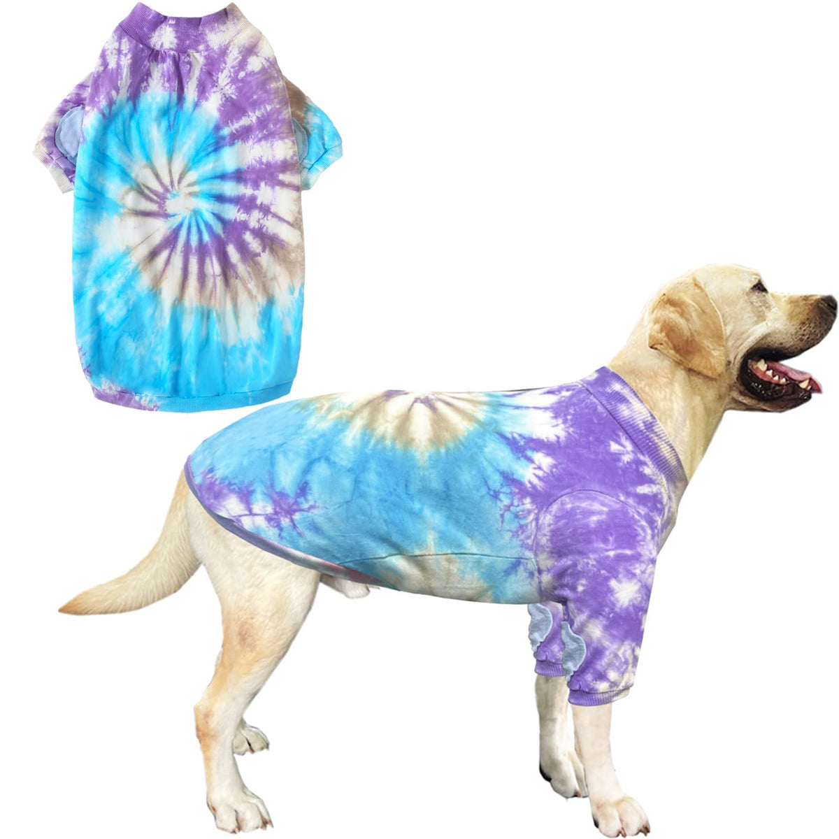 PriPre Pet Apparel in Medium, .Blue Purple